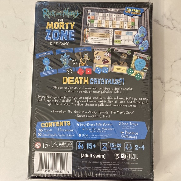 New Rick and Morty: The Morty Zone Dice Game - Picture 2 of 3